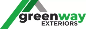 A green and white logo for the green ext.