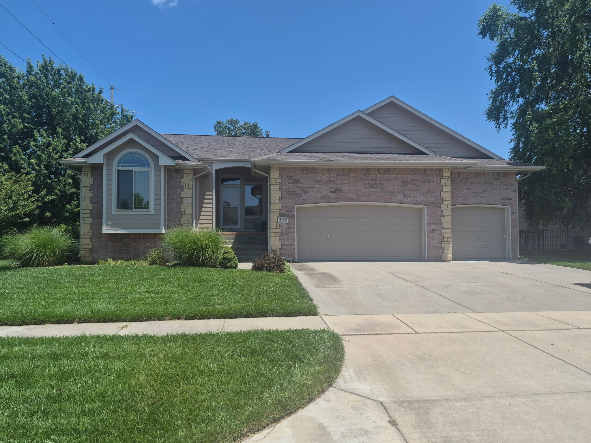 Residential siding installation completed by Greenway Exteriors in Wichita, Kansas.